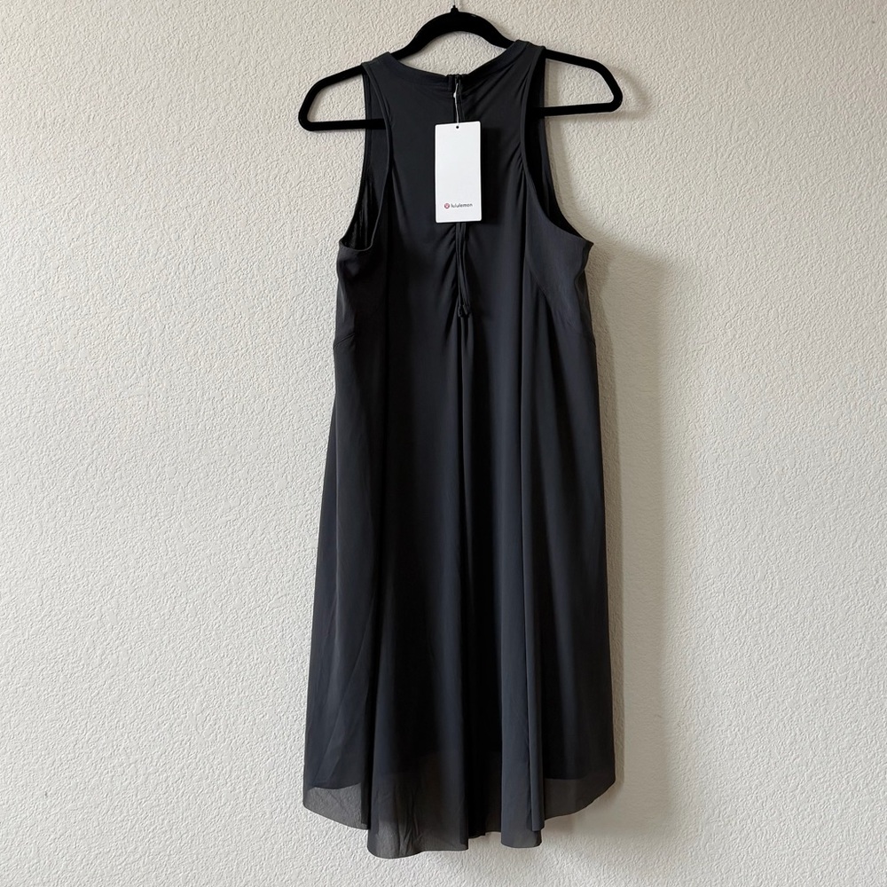 Lululemon Mesh Overlay High-Neck Dress – NWT, Size 8, Graphite Grey - Picture 6 of 8